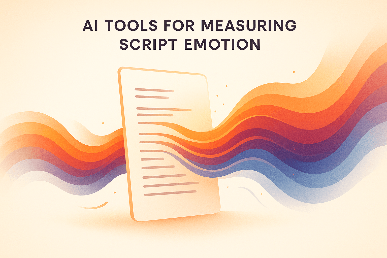 AI Tools for Measuring Script Emotion image